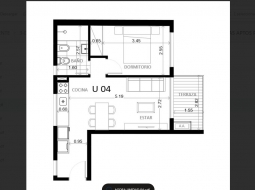 1 dorm en construccion