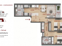 2 DORM EN POZO